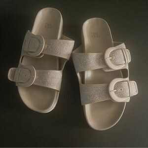 Women's Time and True beige sandals size 8